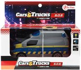 Cars & Trucks Frictie Politiebusje (DE) met Licht en Geluid