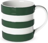 Cornishware Adder green - mug 6 oz - mok - 180ml - donkergroen met wit mok - aardewerk - vaatwasserbestendig