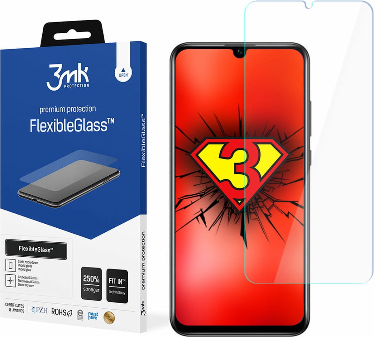 Honor 20 lite - 3mk FlexibleGlass