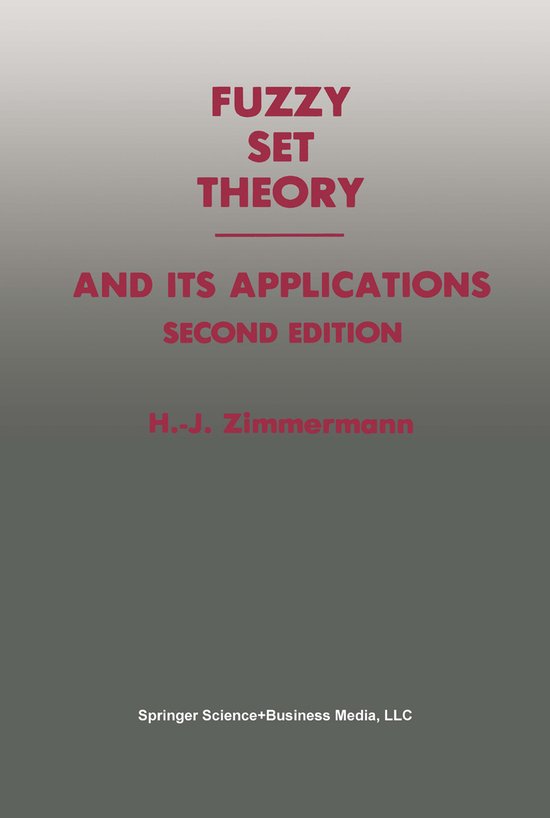 Fuzzy Set Theory — and Its Applications - cover