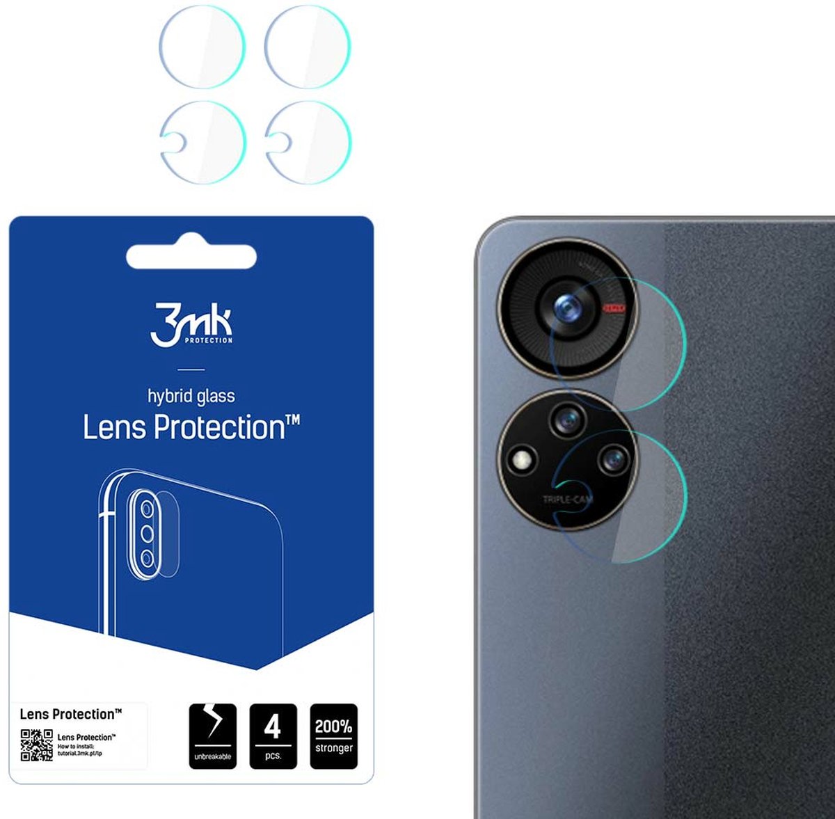 ZTE Blade V40S - 3mk Lens Protection