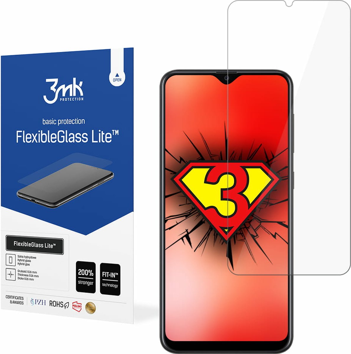 Samsung Galaxy A20e - 3mk FlexibleGlass Lite