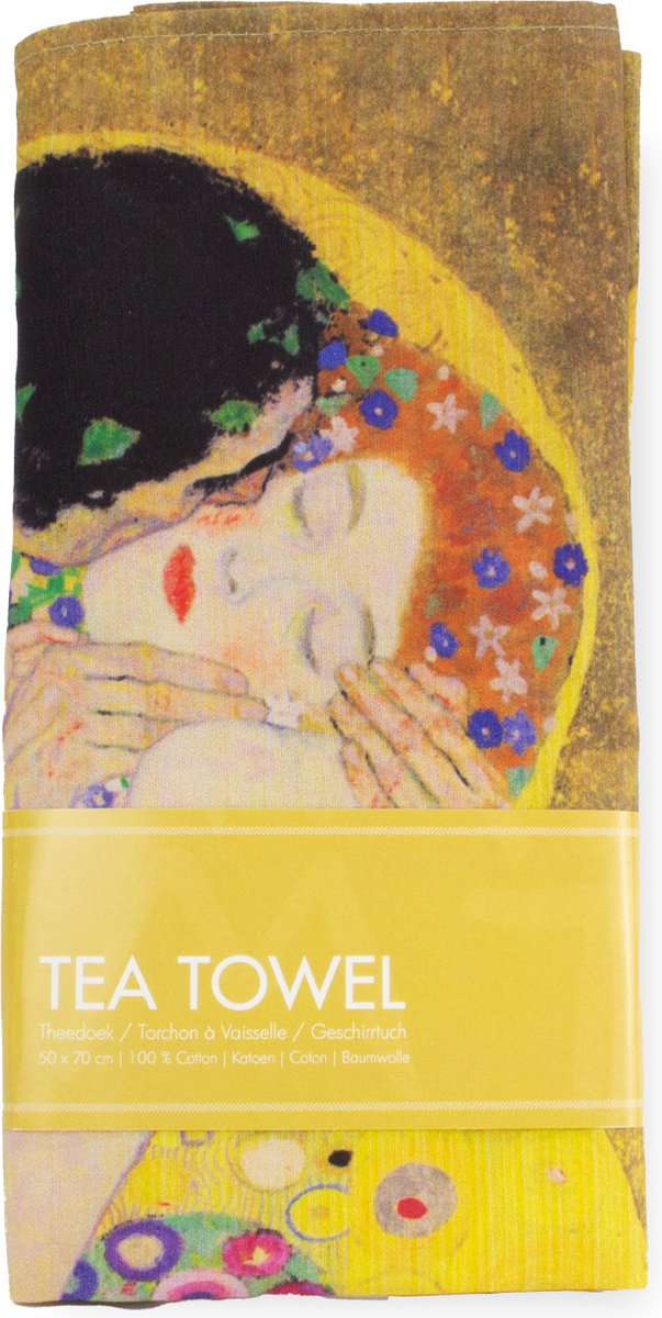 Theedoek, Gustav Klimt, De Kus