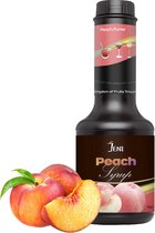 Limonade | Bubble Tea Syrup | Smoothie Basis | Cocktail Syrup | Dessert Syrup | JENI Peach Syrup - 600g