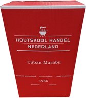 Houtskool Handel Nederland - Cuban Marabu 15KG - Restaurant Houtskool - premium geselecteerd - Grote Stukken - Lange Brandduur - Perfect voor Low & slow