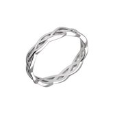 Zilver Ring Dames - Elegant Zilveren Knoop Ring - Dames Ring - Zilver 925 - Amona Jewelry