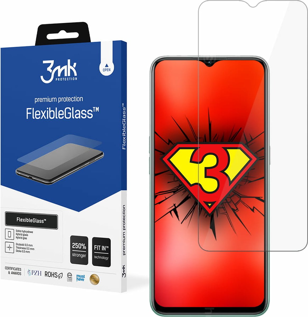 Oppo A31 2020 - 3mk FlexibleGlass