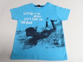 T Shirt - Korte mouw - Jongens - Turquoise - Surf - 4 jaar 104