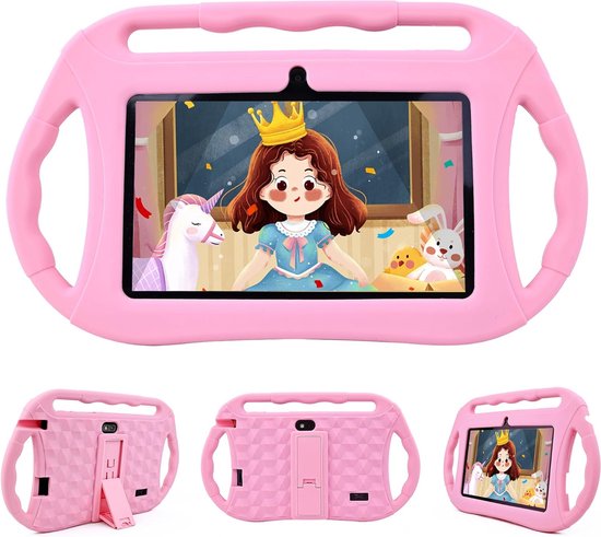 Kindertablet - Tablet voor Kinderen - 7 Inch - Ouderlijk Toezicht - 32GB Opslag