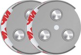 SAVS® RMAX-45 magnetische montageset voor rookmelders - 45 mm - 2 stuks - Rookmelder bevestiging magneet - Magneetbevestiging - Montagekit