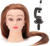 - Modèle de tête d'entraînement pour poupées de coiffeur - Modèle de cheveux pour s'entraîner avec des poupées de coiffeur - Tête de modèle d'entraînement pour poupées de coiffeur