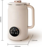 Machine à lait de soja Kibus - Lait d'avoine - 220v - 1,2L - Minuterie - Écran LCD - Blender - Machine à lait de soja - Légumes - Avoine