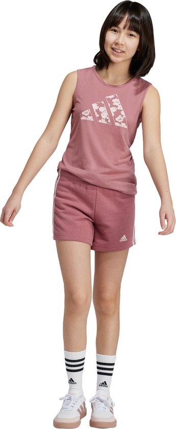 Adidas Sportswear Essentials 3-Stripes Short - Kinderen - Rood