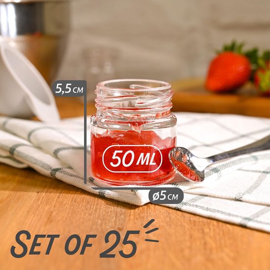 Kleine Marmeladenglser 50 Ml