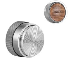 MHW-3BOMBER koffie tamper - verstelbare hoogte - premium materialen - antislip aluminium handvat - schroefdraad basis - 58mm