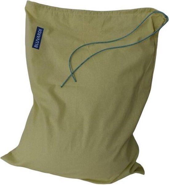 Sacs à linge en coton Bluvardi lot de 2 - bleu marine - vert