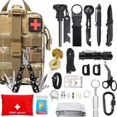 Houseandhorizon Survivalkit - Professioneel XL 35 Delig- Survivalkit - Survivalset - Noodpakket - Overlevingspakket - Survival kit outdoor - Bushcraft - Campingkit - Outdoorkit - EHBO kit