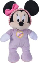 Minnie Mouse in Pyjama - Disney Pluche Knuffel 30 cm {Disney Plush Toy | Speelgoed knuffelpop knuffeldier voor kinderen jongens meisjes - Mickey Mouse Minnie Mouse Pluto Donald Duck - Romper Baby}