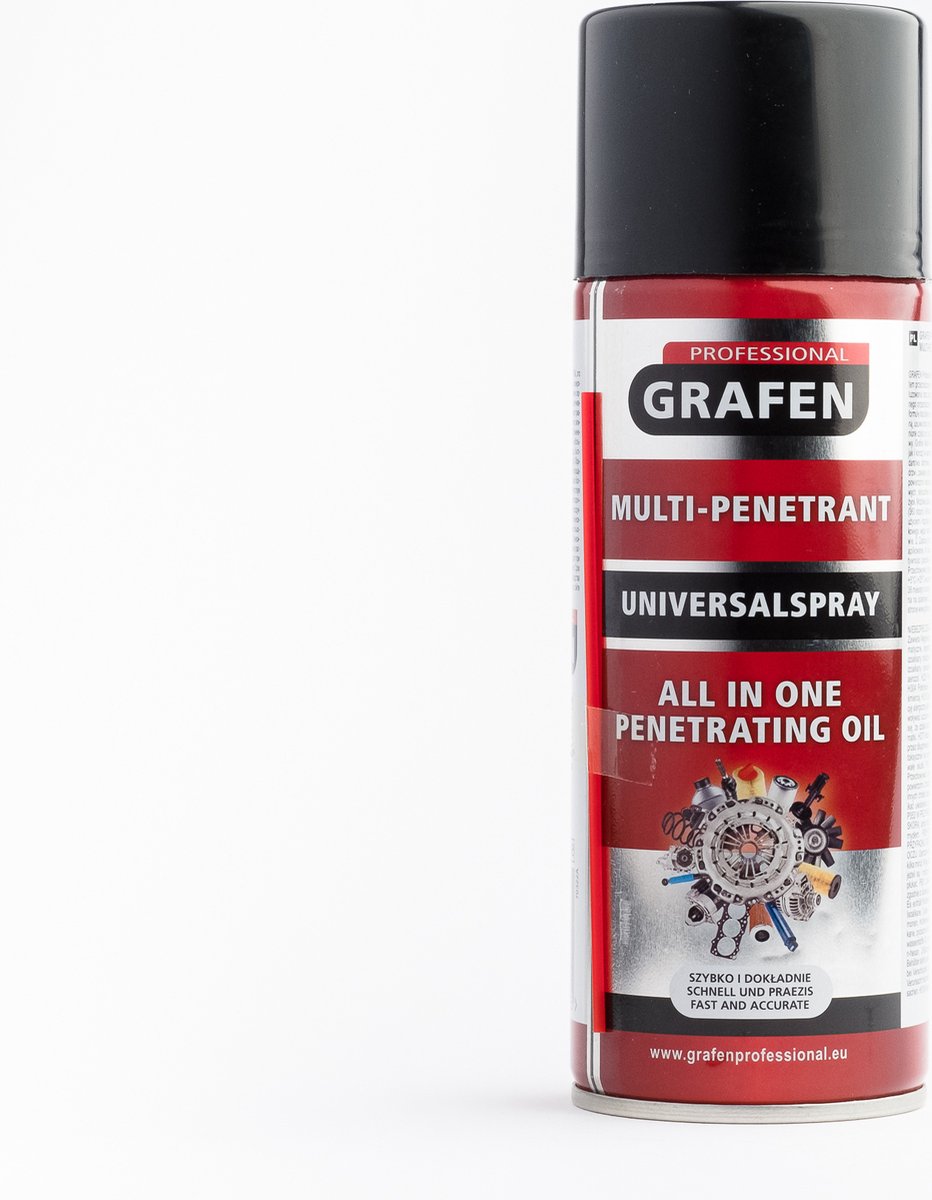 Grafen Professional Kruipolie All-In-One - 400ml - Universele Penetrerende Olie - Maakt Los, Smeert, Reinigt & Beschermt - Roestoplosser