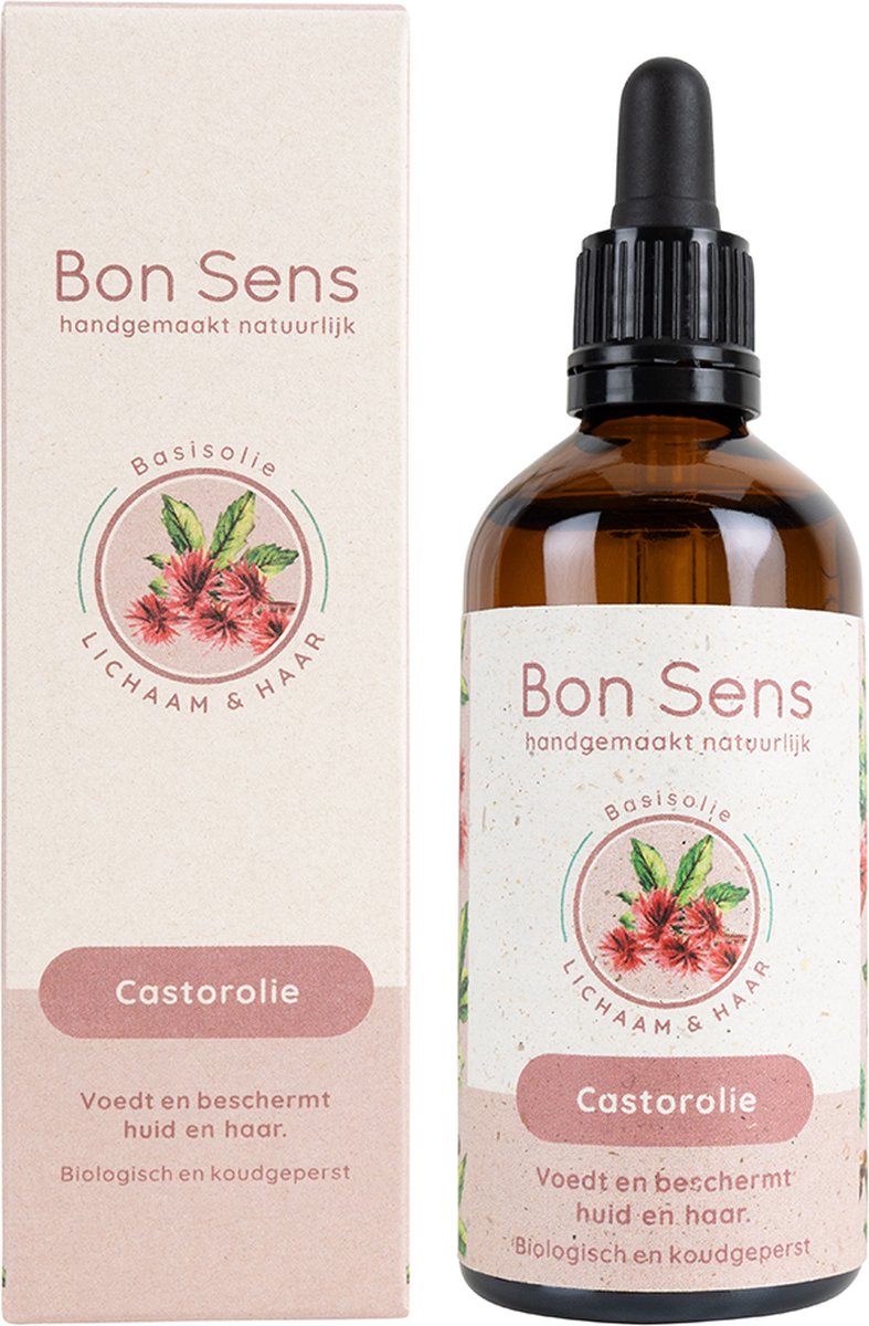 Castorolie BIO | biologisch - koudgeperst - ongeraffineerd - 100ml - Bon Sens
