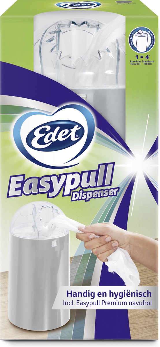Goedkoopste Edet Easypull Keukenpapier Dispenser - inclusief navulrol - 4x1 stuks