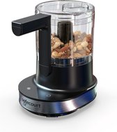 Safecourt Kitchen Food chopper - Hakmolen - Mini foodprocessor - IJscrusher - Zwart/RVS