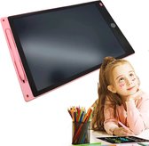 Tablette à dessin LCD pour Enfants- "Rose" 12 pouces - ultra fine et portable - Écran couleur - Tableau d'écriture LCD - Tablette pour Kids - Tablette à dessin - Tablette pour enfants - Bloc à dessin - Bloc à dessin