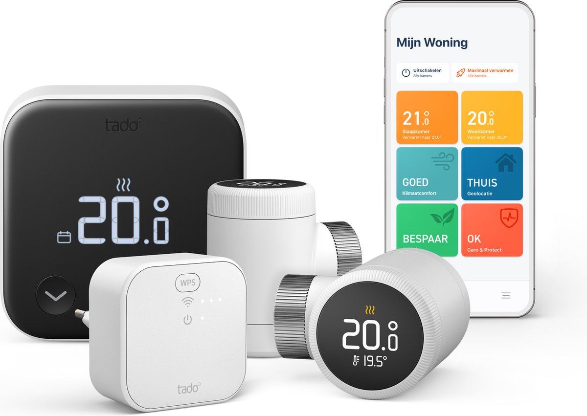 tado° Slimme Thermostaat Multi-Room Starterskit - 2... - Bol