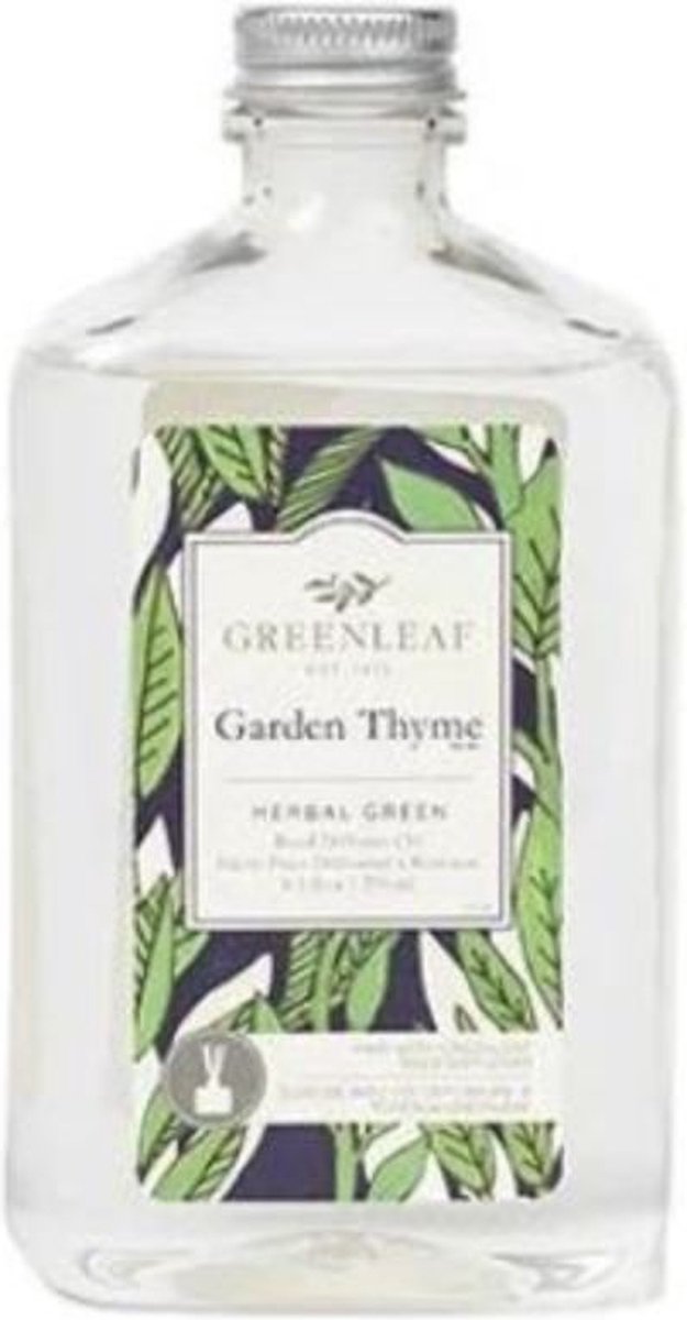Greenleaf Diffuser Refil Oil Garden Thyme
