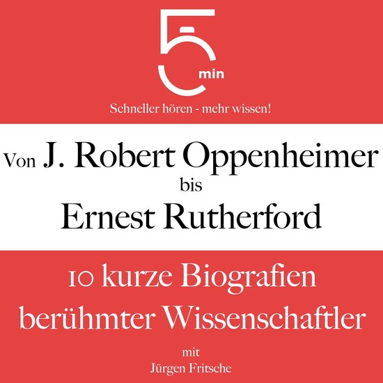 Von J. Robert Oppenheimer bis Ernest Rutherford - cover