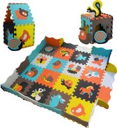 Lardic Home & Life Speelmat - Babygym – Puzzelmat - Speelmat Baby en Peuters - Foam Speelkleed met Opstaande Rand – Vloerpuzzel - 150 x 150 cm - Inclusief Opbergtas