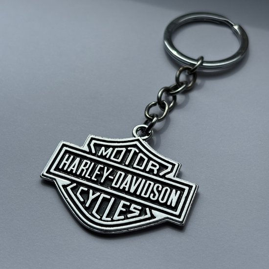 Harley Davidson Motorcycles® – Porte-clés / Porte-clés en métal (4,5 cm / 3,5 cm)