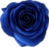 AMALIA BLAUW KUNSTROZEN - Rozenkoppen 24 stuks - Mooie Kwaliteit Kunstbloemen - Nepbloemen - Rozen zonder Steltjes - Kunstbloemen voor Decoraties/ Versieringen - DIY Bloemen - Rozen voor de Bloemenmuur