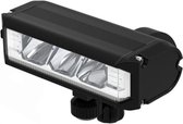 Stevig Compact Fietslampje - Fiets Lamp voor Mountainbike - Fietslamp met 3 LEDs - Offroad of Nachtrijden - Fietslicht - Koplamp Fiets met 5 Standen - 900 Lumen - Zwart