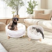 ZFA Store® - Hondenbank - Hondensofa - Kattenstoel - Huisdier - Wit