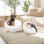 ZFA Store® - Hondenbank - Hondensofa - Kattenstoel - Wit