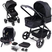 Mobiclinic Darky - 3-in-1 kinderwagen - Opvouwbaar - Eénhendel - I-maat - UV50+ filter - Muskietennet, tas, regenbubbel