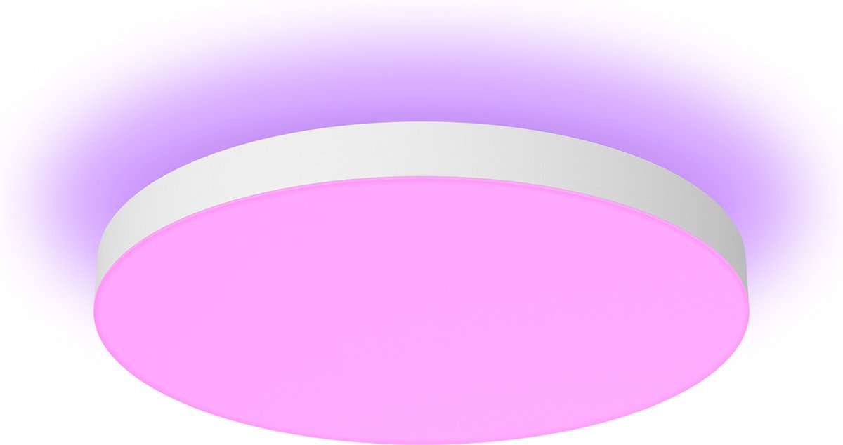 Philips Hue Datura paneellamp - wit en gekleurd licht - rond (klein) - wit — afbeelding 2