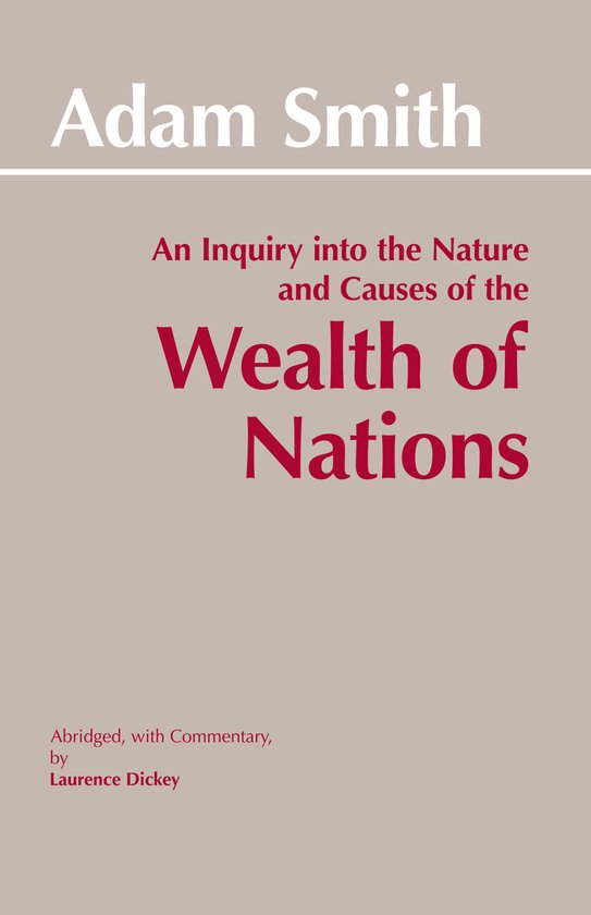 Inquiry Into The Nature And Causes Of The Wealth Of Nations - cover