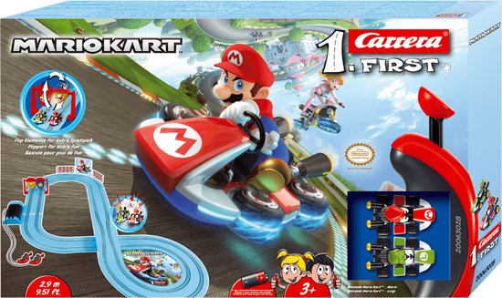 Carrera FIRST Racebaan - FIRST Mario Kart - Mario vs. Luigi -