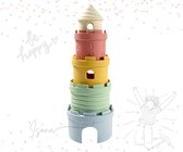 Isona BPA-vrije Silicone Zandtoren - Montessori - Speelgoed - Educatief - Sensorisch - Buitenspeelgoed - Cadeau voor Kinderen - Dreumes - Peuter - Baby (vanaf 3 maanden) - Zand - Water - Kinderspeelgoed - 1 jaar - 2 jaar - 3 jaar