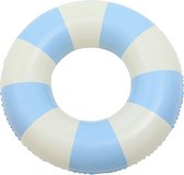 HydroSplash - Opblaasbare Zwemband - Zwemring - Zwembad speelgoed - Floaties voor in het zwembad - Blauw/Wit - Ø 90 cm