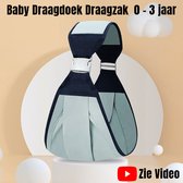 Allernieuwste.nl® Baby Draagzak Draagdoek Babydrager MINTGROEN - 0 to 3 jaar - Ergonomische Veilige Buikdrager Baby Drager Babydraagzak - Mintgroen