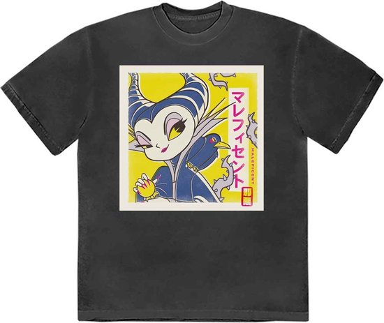 Disney Sleeping Beauty - Maleficent Japanese Heren T-shirt - 2XL - Zwart