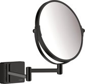 Miroir de rasage, noir mat