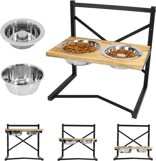 Dog Slow Feeder - Langzame voerbak met pindakaas | puzzel voor honden met verhoogd bloemenpatroon ter verlichting van verveling, droog nat voer