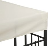 Polyester - Luifel - Dak - Vervanging dak voor Tuin Terras - Tuintent - Outdoor - Crème Kleur - 3x3 m - Zonnescherm