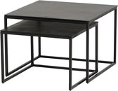 Salontafel, set van 2, medium, Black antique