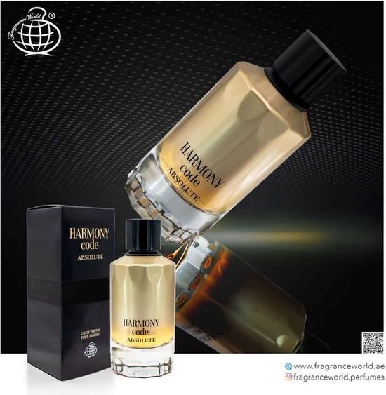 FRAGRANCE WORLD - HARMONY CODE ABSOLUTE - EAU DE PARFUM 100ML - ARMANI INSPIRED
