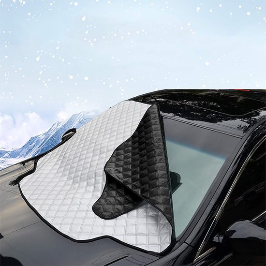 Pare-soleil pour pare-brise de voiture, pare-soleil pour pare-brise de voiture, pare-neige, pare-soleil, protection contre la neige, pare-soleil pour pare-brise de voiture, pare-soleil en verre 183 x 116 cm